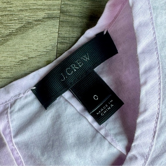 J. Crew Orchid Pink Button Back Bell Sleeve Top – Size 0 - Picture 4 of 12